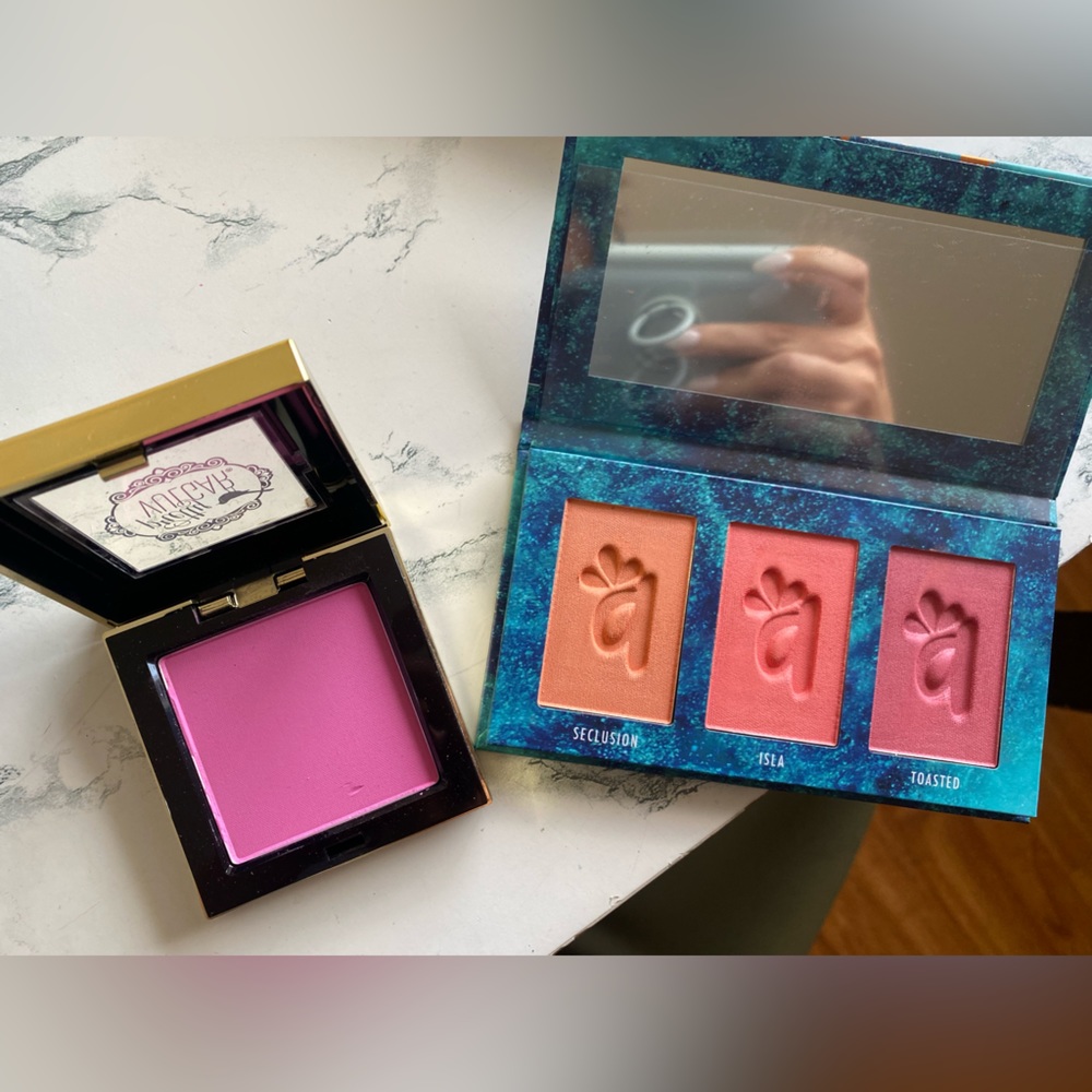 Ace beaute and pretty vulgar Blush palettes